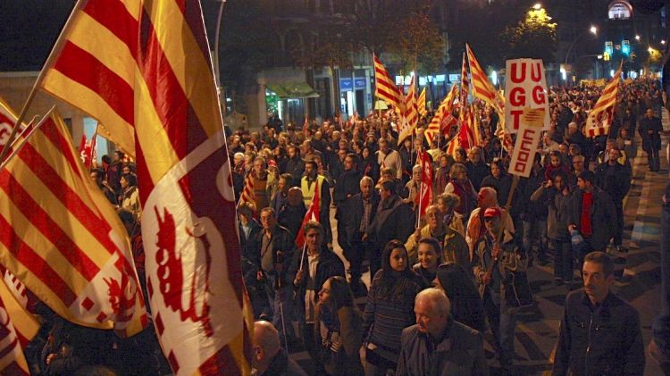 Més de 13.000 persones s'han aplegat a Girona © ACN