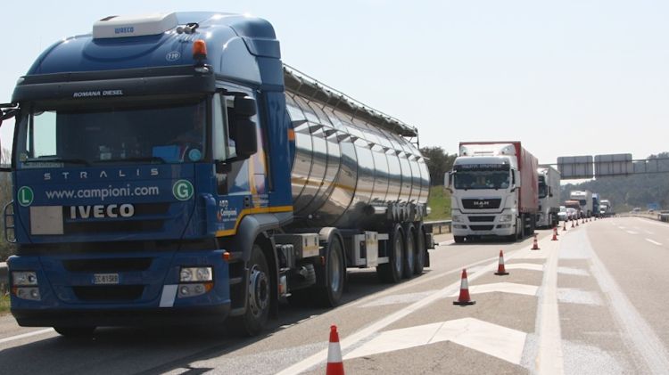 'L'eurovinyeta' és el marc legal que regula el sistema de taxes o de peatges als camions © ACN