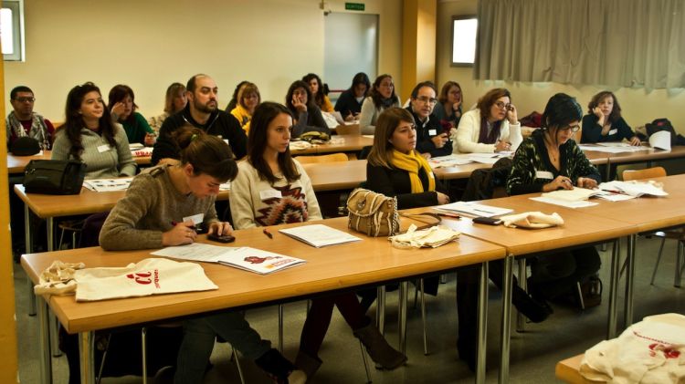 Els professors que han participat en la jornada teòrica © ACN