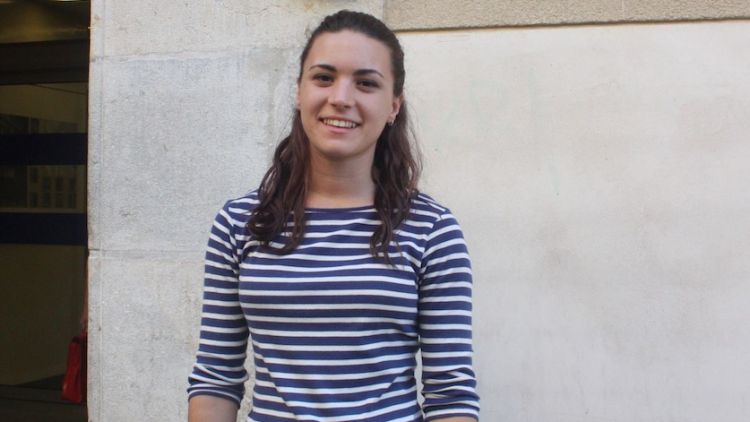 Laia Vidal és la nova coordinadora del Consell d'Estudiants de la UdG © M. Estarriola