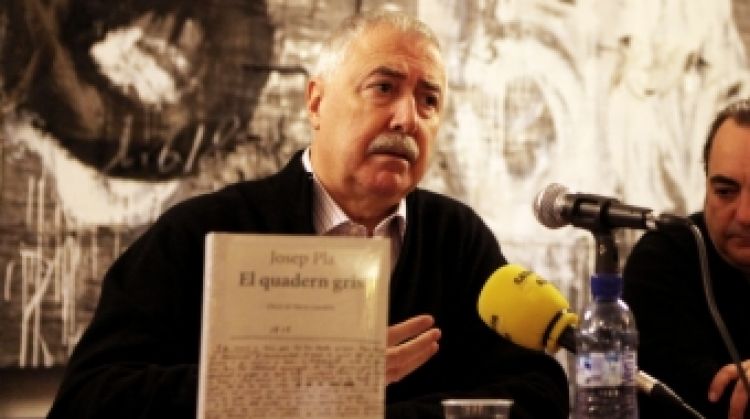 Narcís Garolera ha presentat una edició revisada d'El quadern gris' de Josep Pla © ACN