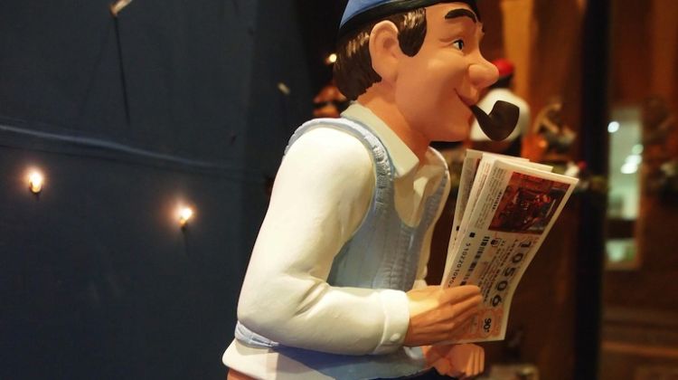 El caganer de la sort de l'Anxova Milionària
