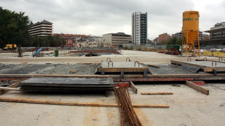 Obres de l'estació de TAV de Girona (arxiu) © ACN