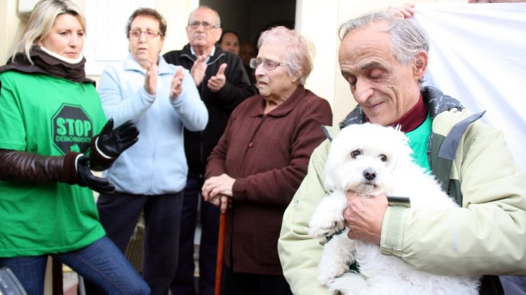 En Joan Peinado i la seva família © ACN