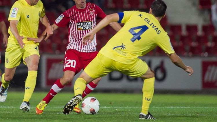 El Girona jugant amb el Vila-real B la temporada passada © Cristina Guixeras. Girona FC