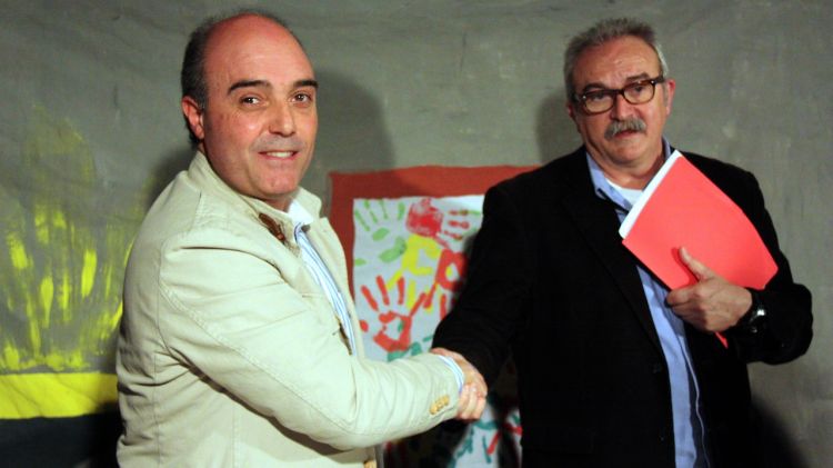 L'acord entre Bagot (ERC) i Ortí (PSC) ha fet fora CiU de l'alcaldia © ACN