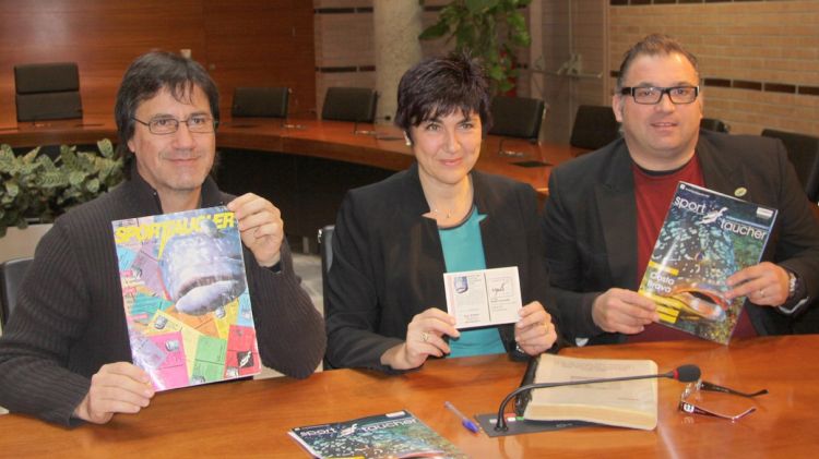 D'esquerra a dreta: Xavier Vizcaíno, Montse Mindan i Boris Mörke © ACN