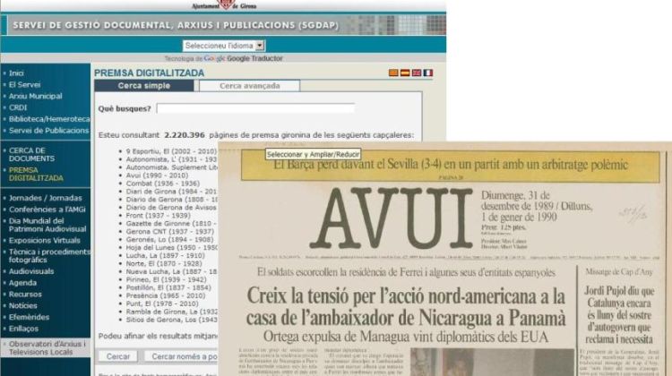 Les pàgines digitalitzades ja es poden consultar a la xarxa
