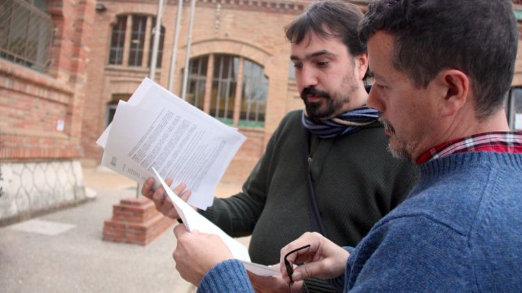 L'alcalde de Celrà, Dani Cornellà, i el tinent d'alcalde, Gerard Fernández © ACN
