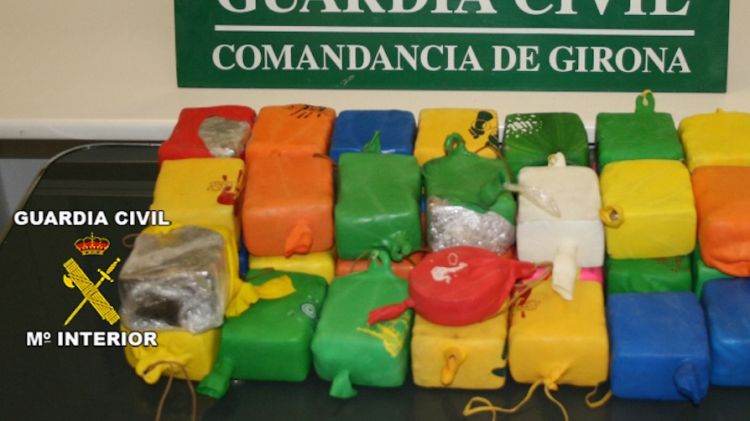 La droga que s'ha comissat aquest matí a la Jonquera © ACN