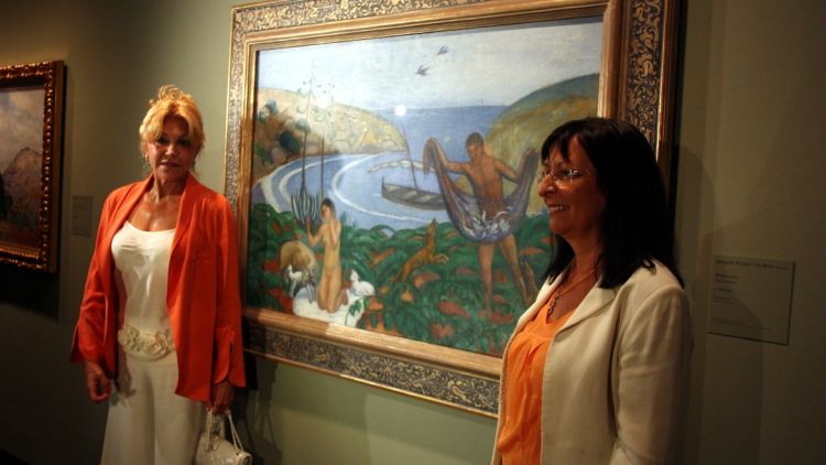 Una de les mostres més concorregudes ha estat la de 'Rusiñol, Monet, Gauguin, Sunyer © ACN