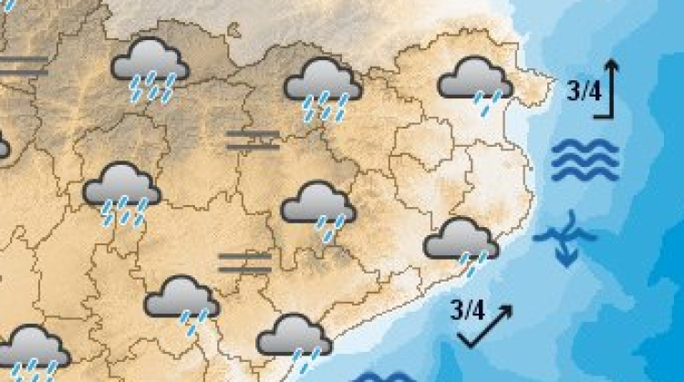 Previsió per aquest dissabte