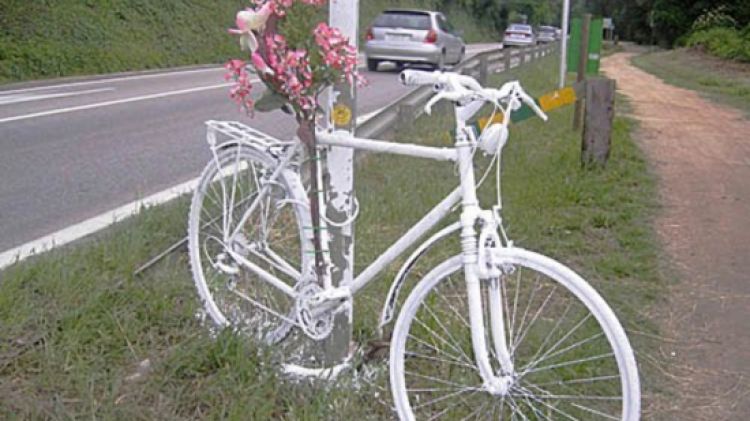 Record a l'últim ciclista mort en aquest tram © ACN