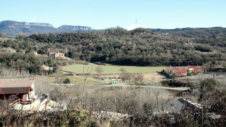 Sant Pere de Torelló és un dels pobles osonencs afectats pel projecte que vol iniciar prospeccions d'hidrocarburs