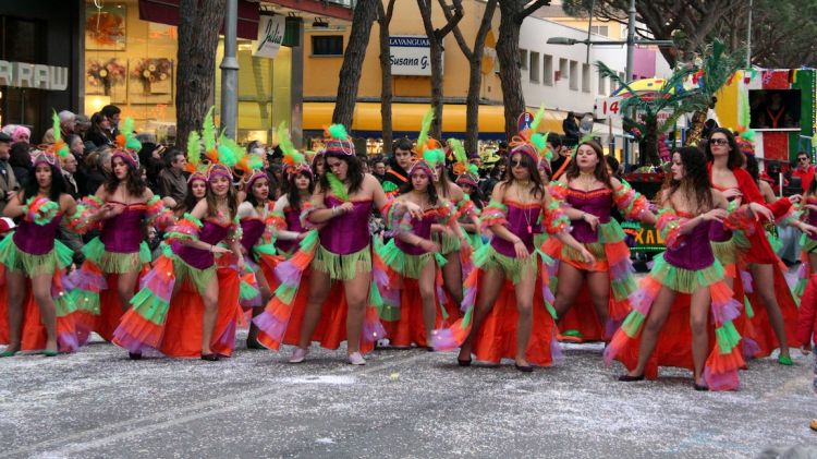 Moment de la Gran Rua de Carnestoltes de Platja d'Aro © ACN