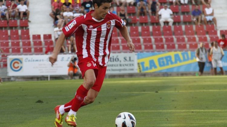 Toni Moral ha assistit el 0-1 i ha marcat el 0-2 © Cristina Guixeras/LaJornada.cat