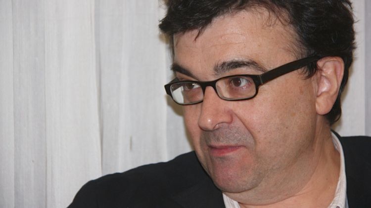 Javier Cercas aquest matí al Saló del Llibre de París © ACN