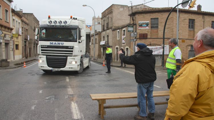 Aquest matí a Bàscara han tallat de nou l'N-II © ACN