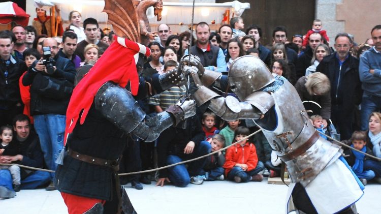 Lluita al Mercat Medieval de Calonge © ACN