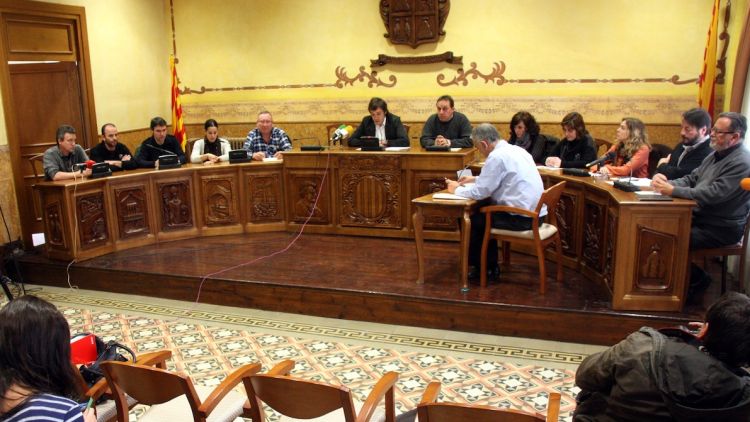 Ple extraordinari que ha donat compte de la renúncia de Fauria © ACN