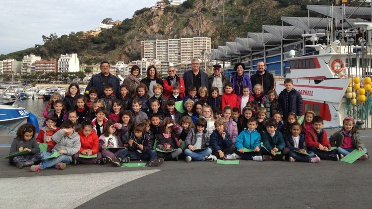 Primera visita dels alumnes al port