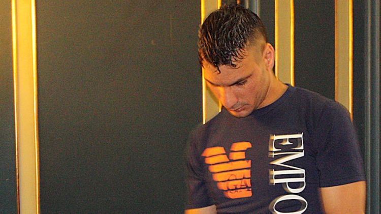 L'acusat, Omar B., entrant a l'Audiència de Girona © ACN