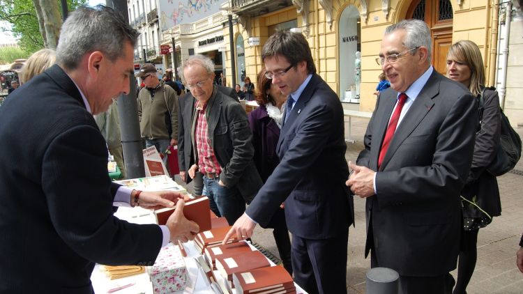 Un moment de l'acte celebrat a Perpinyà