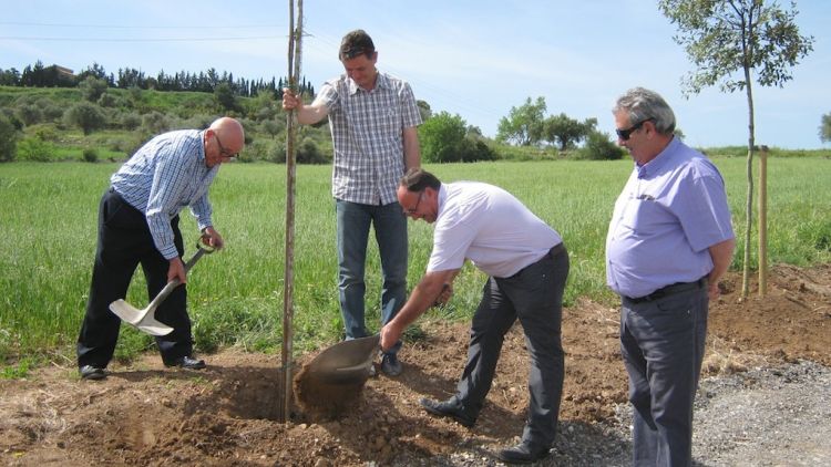 D'esquerra a dreta: Josep Fuentes, Jordi Bronsoms, Joan Itxart i Alfons Vila