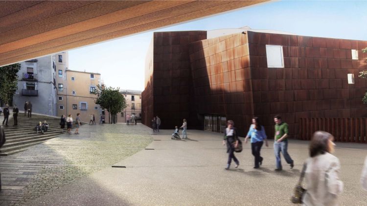 Imatge virtual de la futura plaça Pallol de Girona