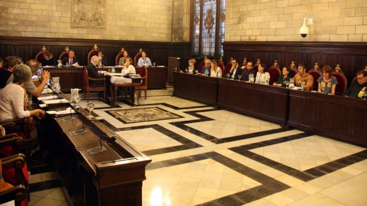 Un moment del ple d'ahir © ACN