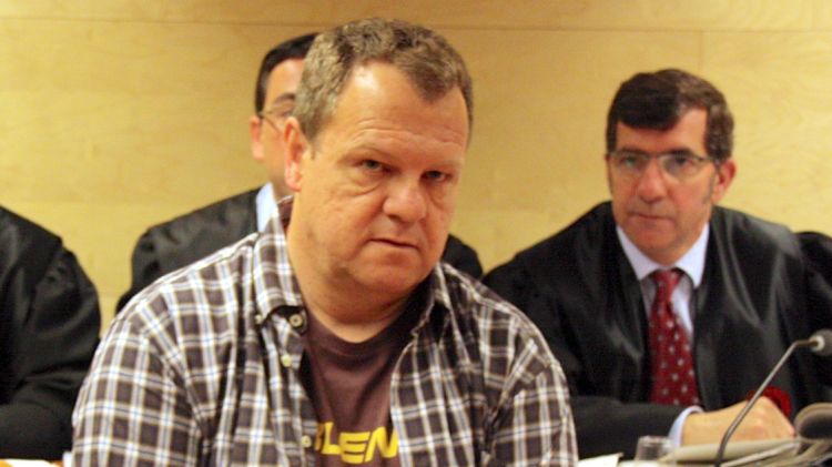 L'acusat, Joan Vila, durant la tercera jornada del judici © ACN