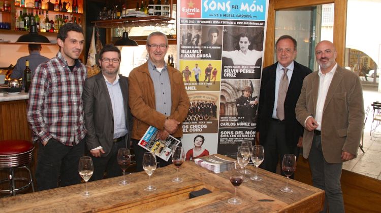 D'esquerra a dreta: Roger Viusà, Xavier Pascual, Carles Páramo, Joan Giraut i Xavier Sanllehí © ACN