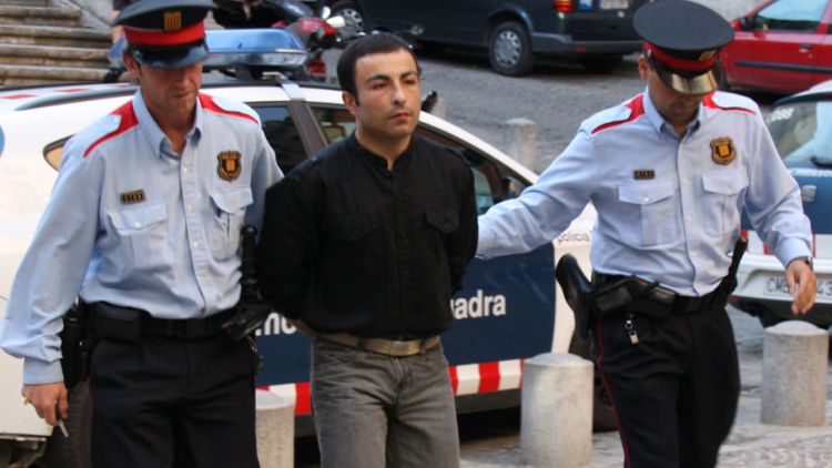 L'acusat, José Martín C.P., entrant a l'Audiència de Girona aquesta setmana © ACN