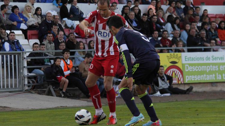 Ion Vélez ha aconseguit el seu segon gol de la temporada © Cristina Guixeras/LaJornada.cat