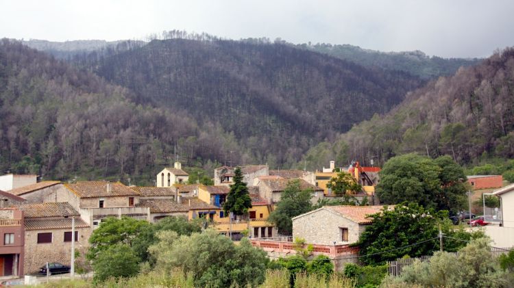 Boadella va patir d'aprop els efectes de l'incendi © ACN