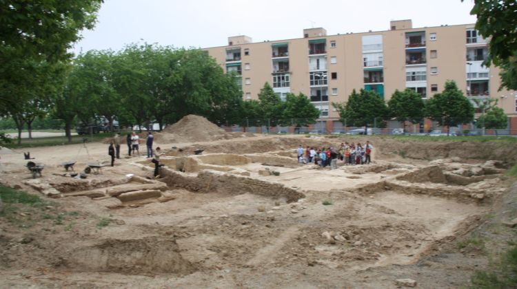 Campanya d'excavacions del 2009 a la vila romana de Sarrià de Ter © ACN