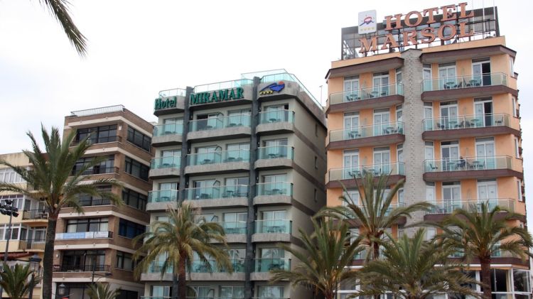 Hotels de quatre estrelles a primera línia de la costa, a Lloret © ACN