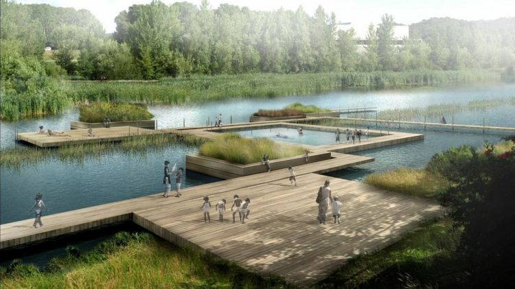 El primer projecte 'Quatre rius i una sèquia' proposa crear piscines naturals a la zona de les Ribes del Ter © ACN