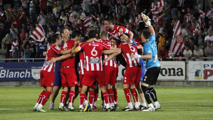 El Girona ha desbordat a l'Alcorcón en el partit de tornada © Cristina Guixeras/LaJornada.cat