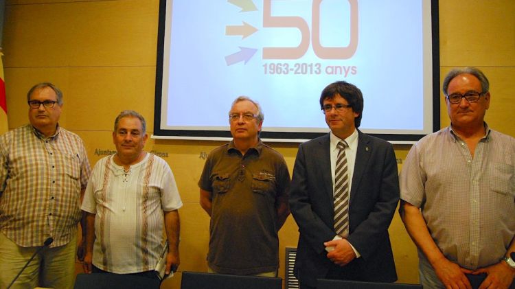 Un moment de la presentació de la programació commemorativa