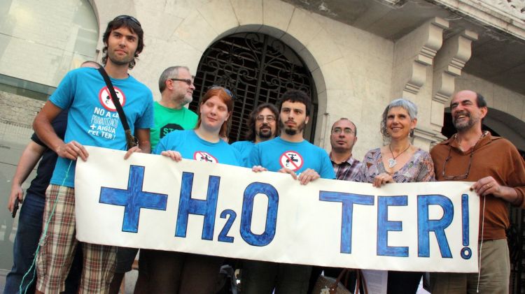 La plataforma 'Aigua és vida' ha presentat la secció local de Girona © ACN