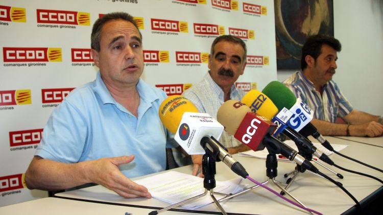 D'esquerra a dreta: Bartomeu Compte, Josep Maria Montalbán i Eladio Alguacil © ACN