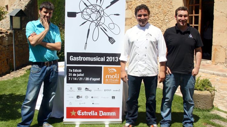 D'esquerra a dreta: Isaac Gelabert, Jordi Jacas i Francesc Viladiu © ACN