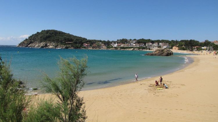 Platja de la Fosca a Palamós, on s'ha trobat el cadàver © Isaac Bordas