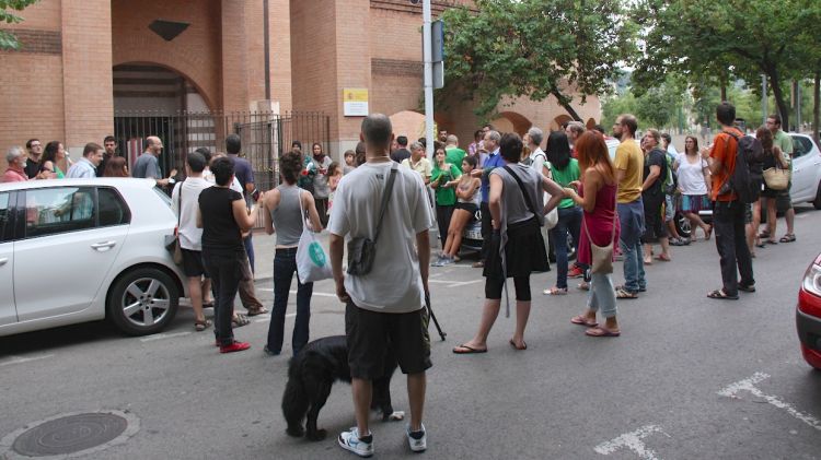 Els manifestants han cridat lemes en contra del govern del PP © ACN