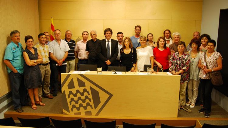 Foto de família després del recompte de vots