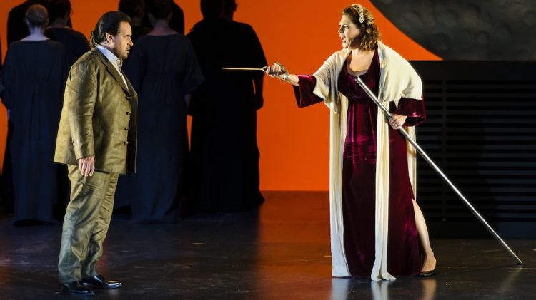 Sandra Radvanovsky i Carlo Colombara en una escena de 'Norma' © Josep Aznar