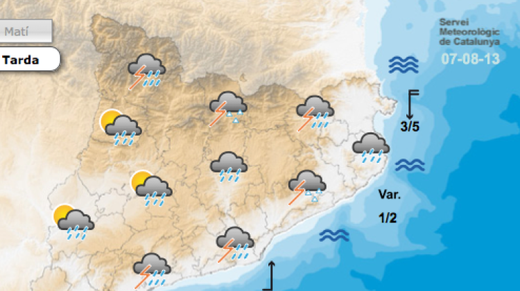 Previsió per aquesta tarda