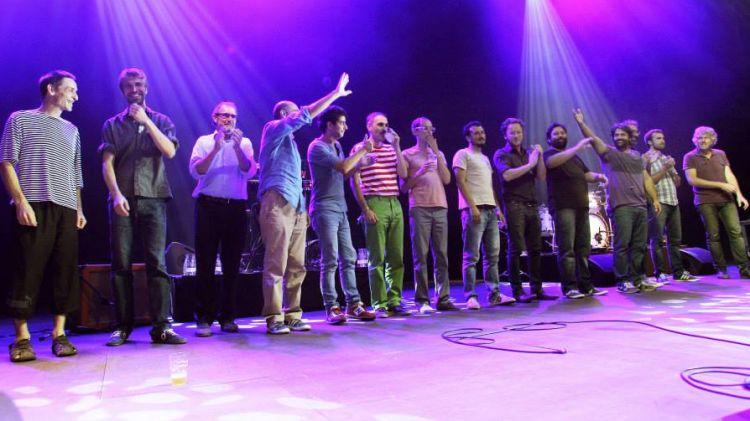 Tots els que ahir van participar del concert © Festival Cap Roig