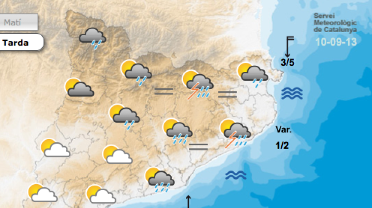 Previsió per aquesta tarda